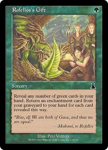 (image for) Rofellos's Gift (Foil)