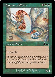 (image for) Yavimaya Wurm