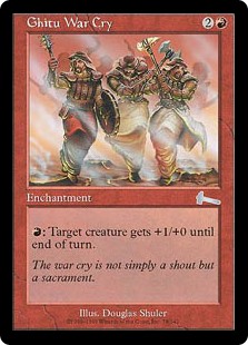 (image for) Ghitu War Cry (Foil)