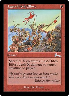 (image for) Last-Ditch Effort (Foil)