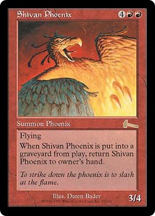(image for) Shivan Phoenix (Foil)