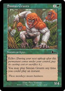 (image for) Simian Grunts (Foil)