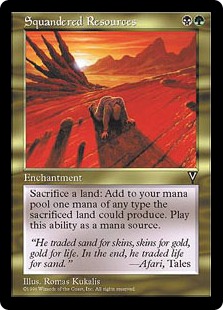 (image for) Squandered Resources