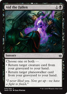 (image for) Aid the Fallen (Foil)