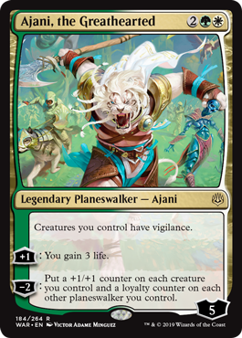 (image for) Ajani, the Greathearted (Foil)