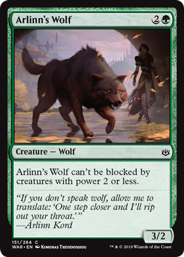 (image for) Arlinn's Wolf (Foil)