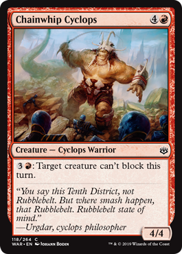 (image for) Chainwhip Cyclops (Foil)