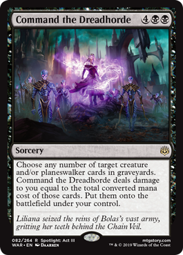 (image for) Command the Dreadhorde (Foil)