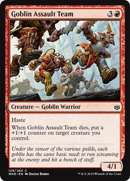 (image for) Goblin Assault Team (Foil)