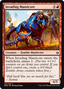 (image for) Invading Manticore (Foil)