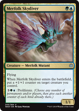 (image for) Merfolk Skydiver (Foil)