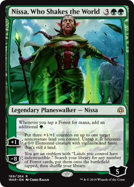 (image for) Nissa, Who Shakes the World (Foil)