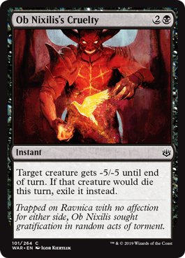 (image for) Ob Nixilis's Cruelty (Foil)