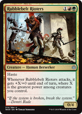 (image for) Rubblebelt Rioters (Foil)