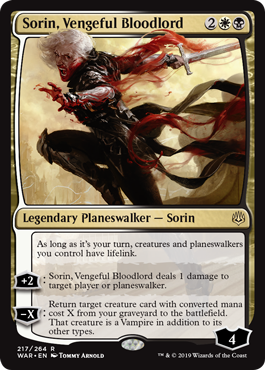(image for) Sorin, Vengeful Bloodlord (Foil)