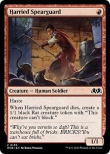(image for) Harried Spearguard (Foil)
