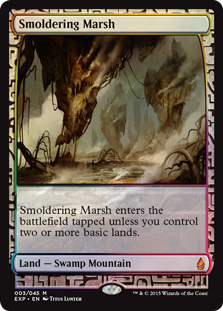 (image for) Smoldering Marsh - Zendikar Expedition