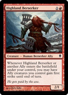 (image for) Highland Berserker (Foil)