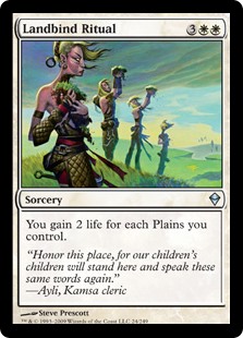 (image for) Landbind Ritual (Foil)