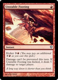 (image for) Unstable Footing (Foil)