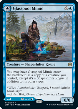 (image for) Glasspool Mimic // Glasspool Shore (Foil)