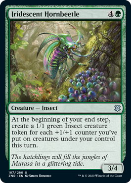 (image for) Iridescent Hornbeetle