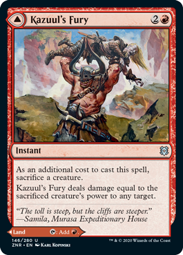 (image for) Kazuul's Fury // Kazuul's Cliffs