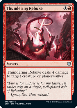 (image for) Thundering Rebuke (Foil)