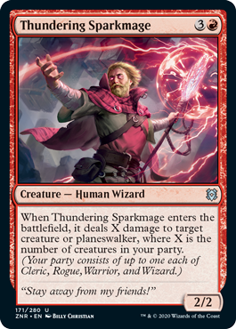 (image for) Thundering Sparkmage (Foil)