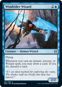 (image for) Windrider Wizard (Foil)
