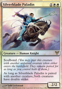 (image for) Silverblade Paladin - Avacyn Restored Buy-a-Box Promo