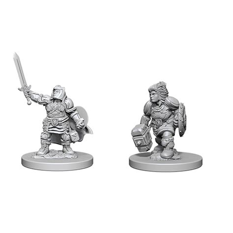 (image for) Nolzur's Marvelous Miniatures: Dwarf Paladin (Female)