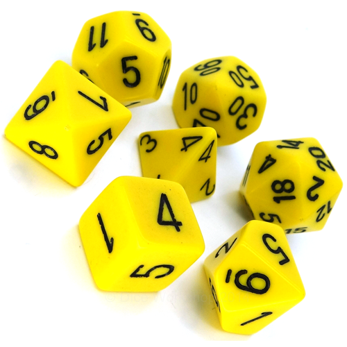 (image for) Opaque Poly Set - Yellow