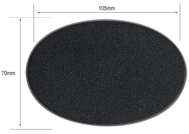 (image for) Citadel 105x70mm Oval Base