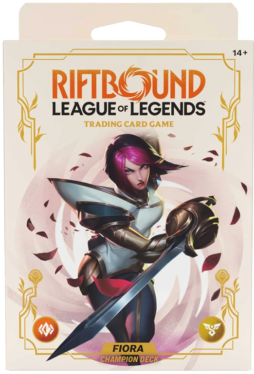 (image for) Riftbound: League of Legends Trading Card Game - Spiritforged Champion Deck - Fiora