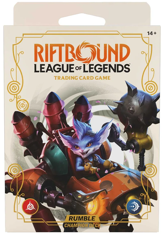 (image for) Riftbound: League of Legends Trading Card Game - Spiritforged Champion Deck - Rumble