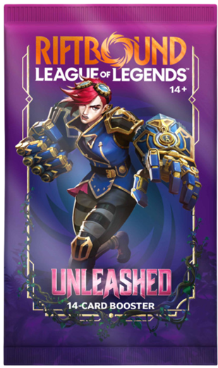 (image for) Riftbound: League of Legends Trading Card Game - Unleashed Booster Pack