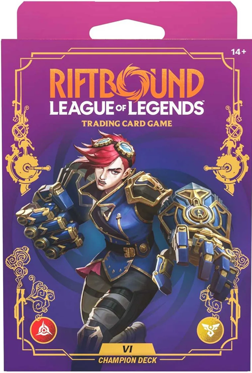 (image for) Riftbound: League of Legends Trading Card Game - Unleashed Champion Deck - Vi