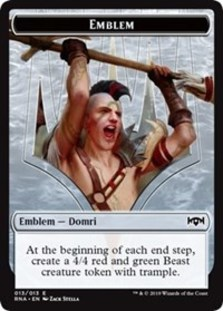Emblem - Domri, Chaos Bringer