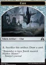 (image for) Clue Token (14) - Shadows Over Innistrad