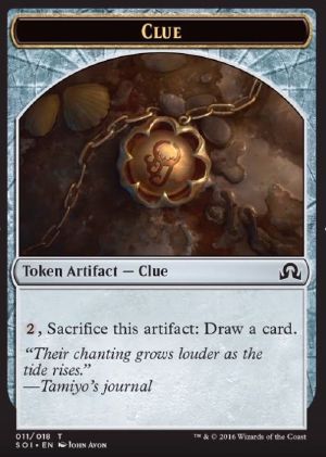 (image for) Clue Token (11) - Shadows Over Innistrad