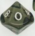 (image for) D10 Smoke Gem Dice: Bag of 10