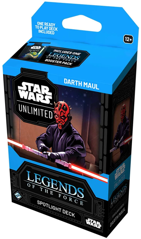 (image for) Star Wars: Unlimited Spotlight Deck - Legends of the Force - Darth Maul