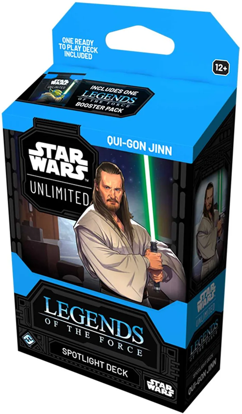 (image for) Star Wars: Unlimited Spotlight Deck - Legends of the Force - Qui-Gon Jinn