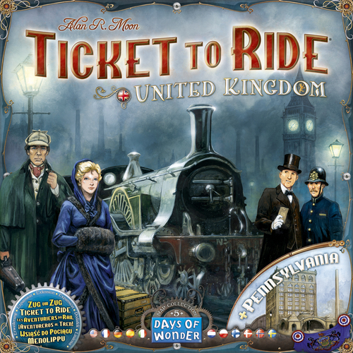 (image for) Ticket to Ride Map Collection: United Kingdom & Pennsylvania Exp