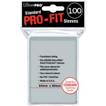 (image for) Ultra Pro Standard Pro-Fit Sleeves Top Loading