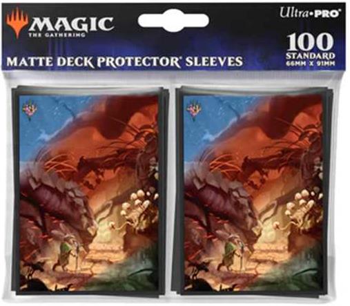 (image for) Magic: The Gathering - Bloomburrow 100ct Deck Protector Sleeves Green
