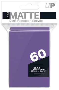 (image for) Ultra Pro - Small Pro Matte Card Sleeves 60pk - Purple
