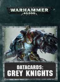 Datacards Grey Knights (8th Edition)