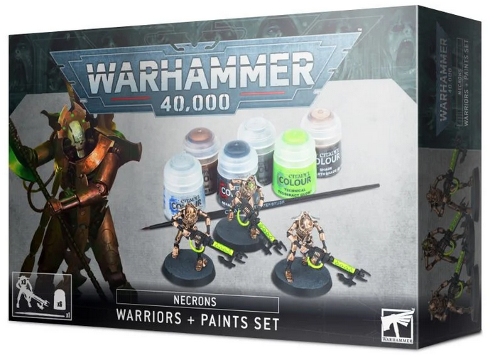 (image for) Necrons: Warriors + Paints Set